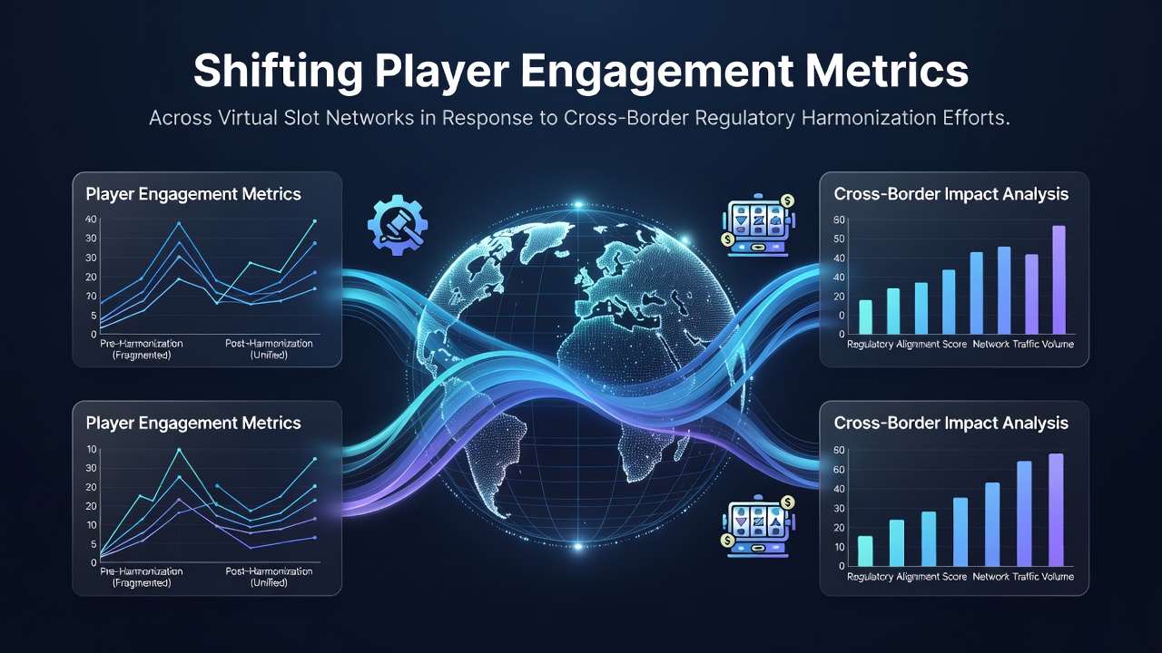 Virtual slot networks adapting to harmonized regulatory standards across multiple jurisdictions