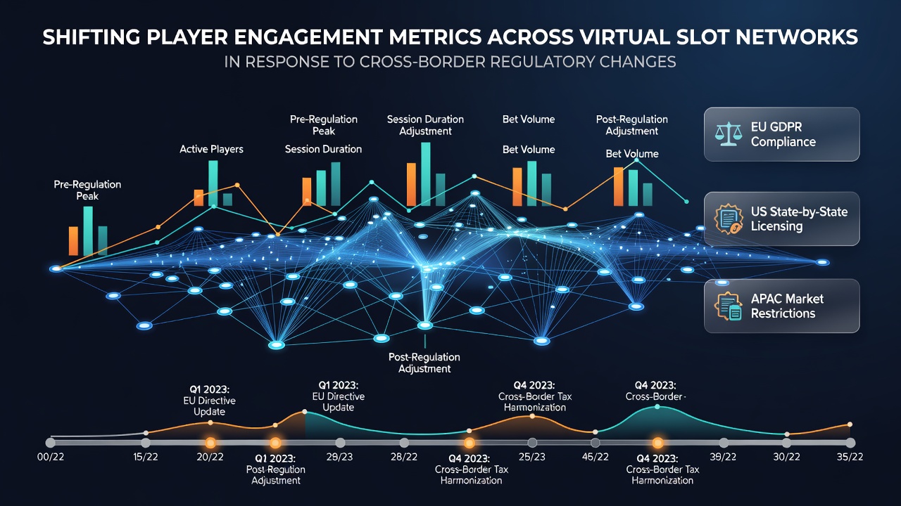 Analytics dashboard displaying updated player engagement metrics after regulatory changes