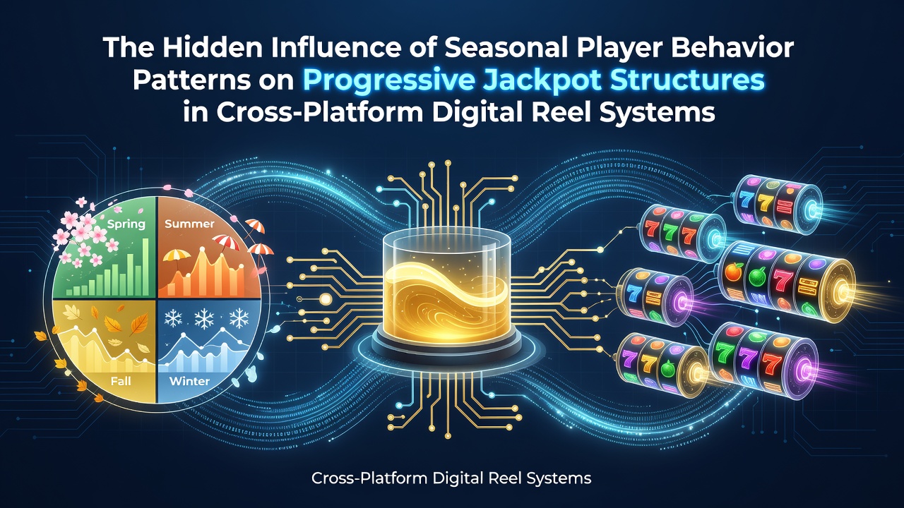Chart displaying seasonal fluctuations in player contributions to progressive jackpots across digital reel platforms